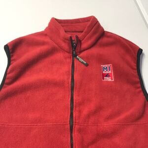 MICHIGAN GREAT LAKES Men’s XL Red Fleece Vest